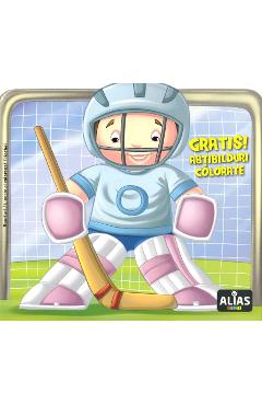 Coperta cărții 'Hochei. Abțibilduri colorate'