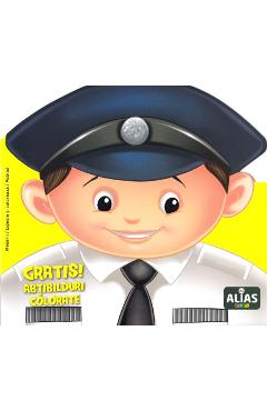 Coperta cărții 'Polițist. Abțibilduri colorate'