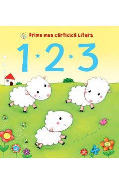 Coperta cărții 'Prima mea cărticică Litera. 1 2 3'
