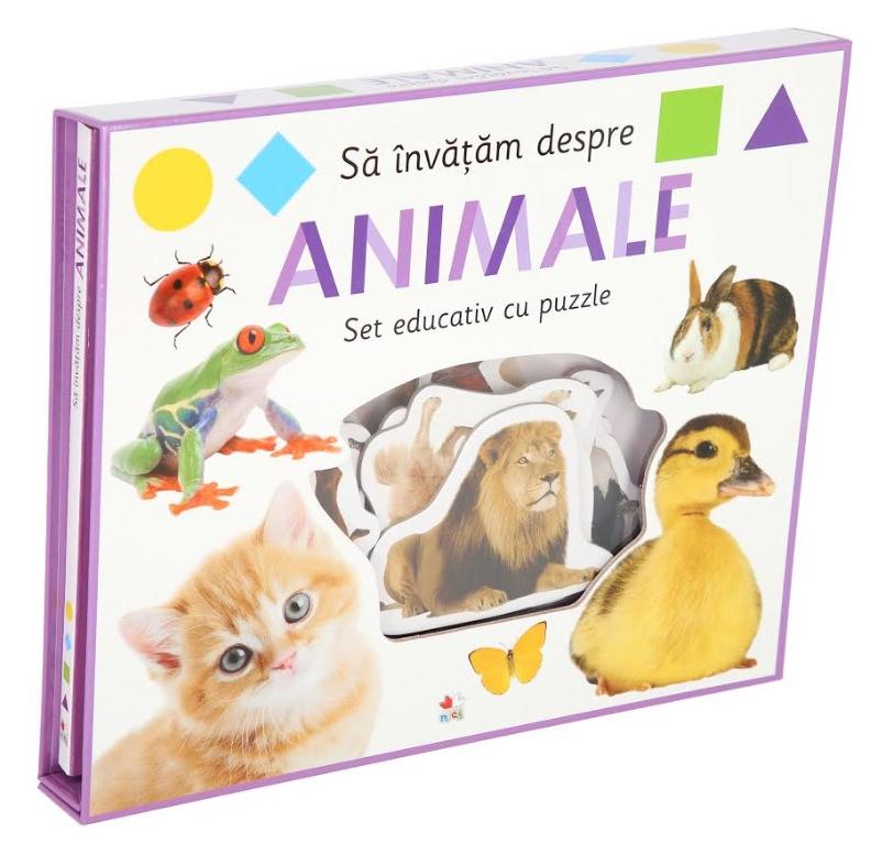 Sa invatam despre animale. Set educativ cu puzzle - Holly Price, Ellie Boultwood