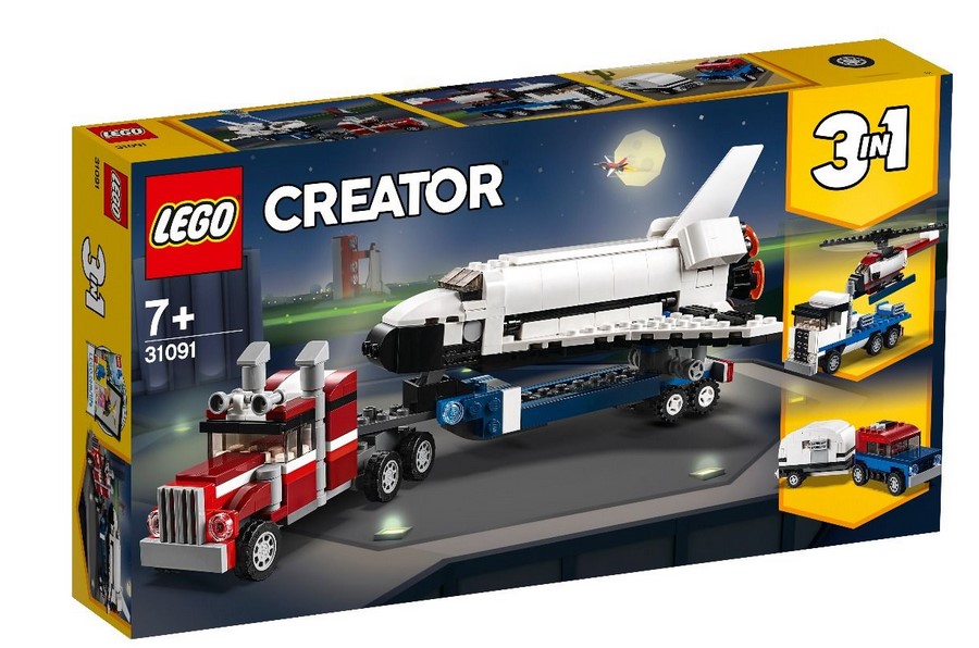 Lego Creator. Transportorul navetei spatiale