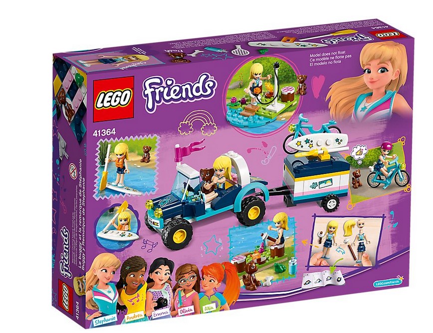 Lego Friends. Vehiculul cu remorca al Stephaniei