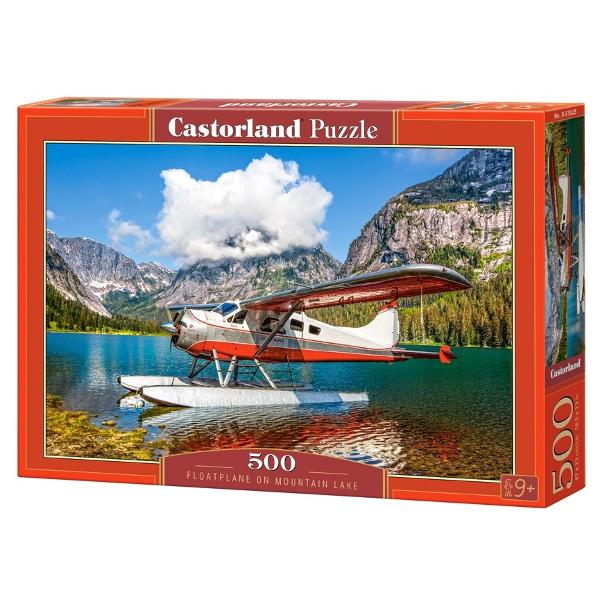 Puzzle 500. Floatplane on Mountain Lake