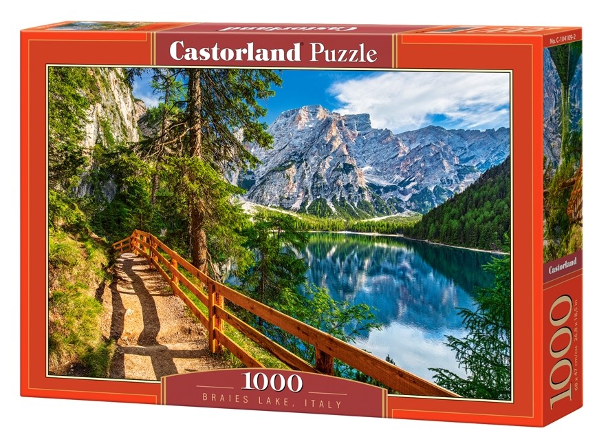 Puzzle 1000. Braies Lake, Italy