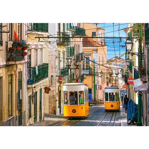 Puzzle 1000. Lisbon Trams, Portugal