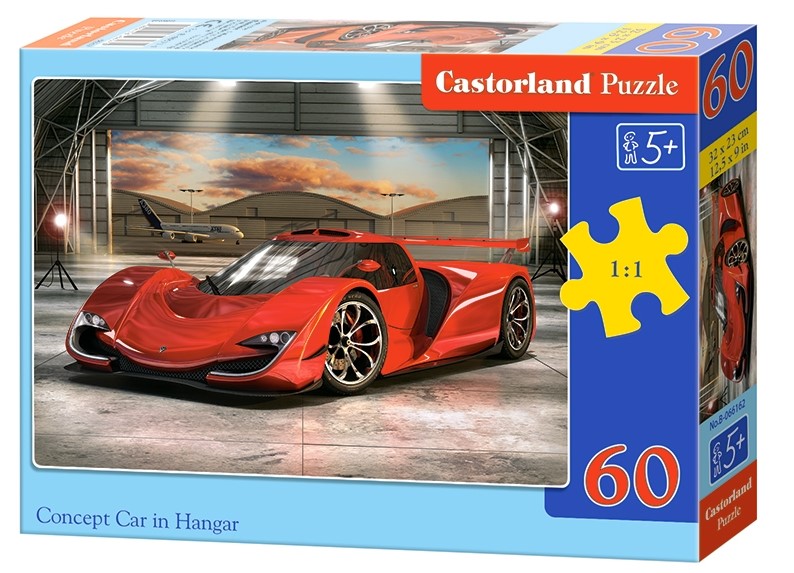 Puzzle 60. Concept Car in Hangar