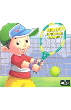 Coperta cărții 'Tenis. Abțibilduri colorate'
