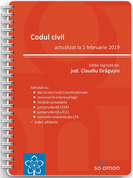 Codul civil. Act. la 1 februarie 2019 - Claudiu Dragusin