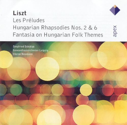 Cd Liszt - Les preludes, Hungarian rhapsodies nos. 2 & 6, Fantasia on hungarian folk themes