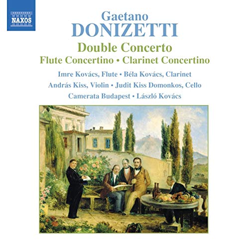 CD Donizetti - Double concerto, Flute concertino, Clarinet concertino