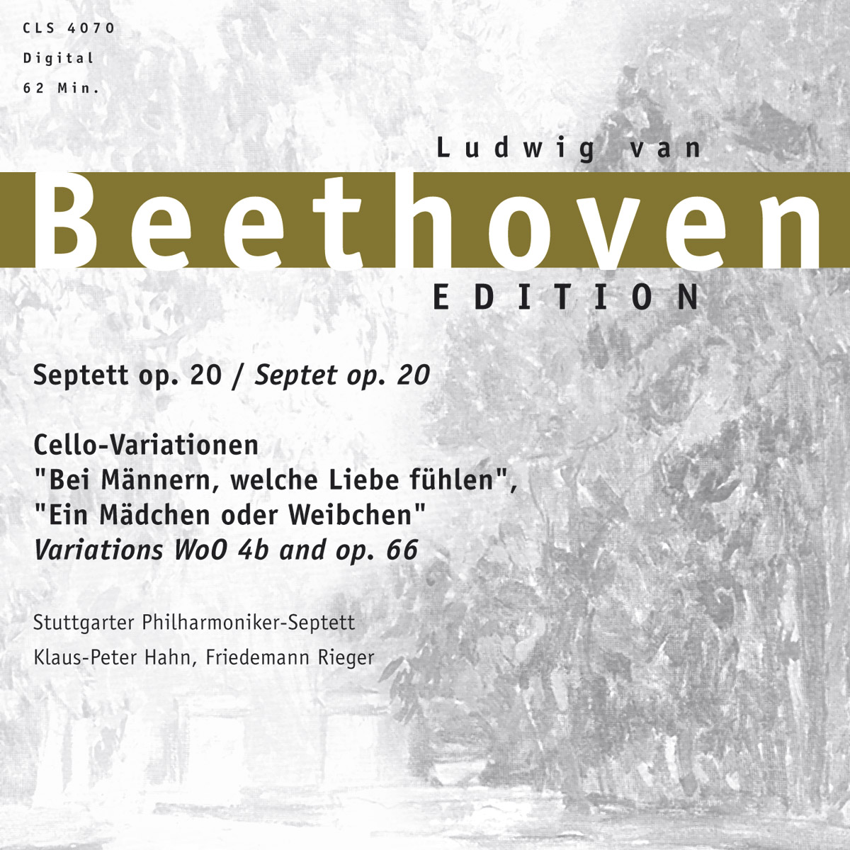 CD Beethoven - Septett op. 20, Cello-variationen