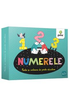 Coperta cărții 'Numerele - Cartoane de perete educative și decorative'