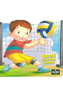 Coperta cărții 'Volei. Abțibilduri colorate'