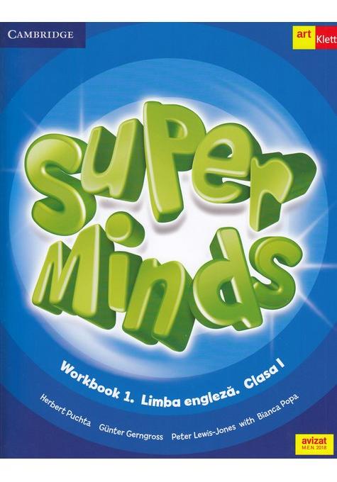 Super Minds - Limba Engleza - Clasa 1 - Workbook 1 + CD - Herbert Puchta