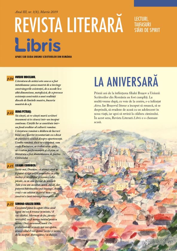 Revista literara Libris Nr. 1 (8) - martie 2019