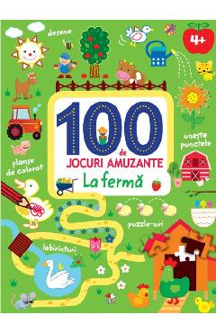 Coperta cărții '100 de jocuri amuzante - La fermă'