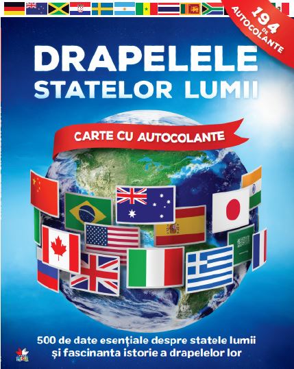 Drapelele statelor lumii. Carte cu autocolante