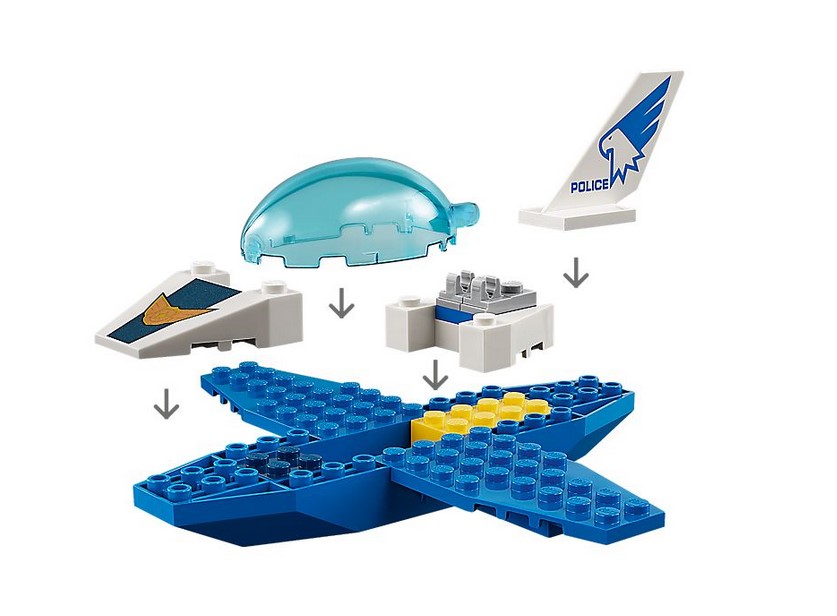 Lego City. Avionul politiei aeriene