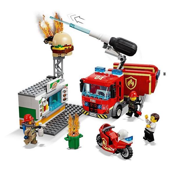Lego City. Stingerea incendiului de la Burger Bar