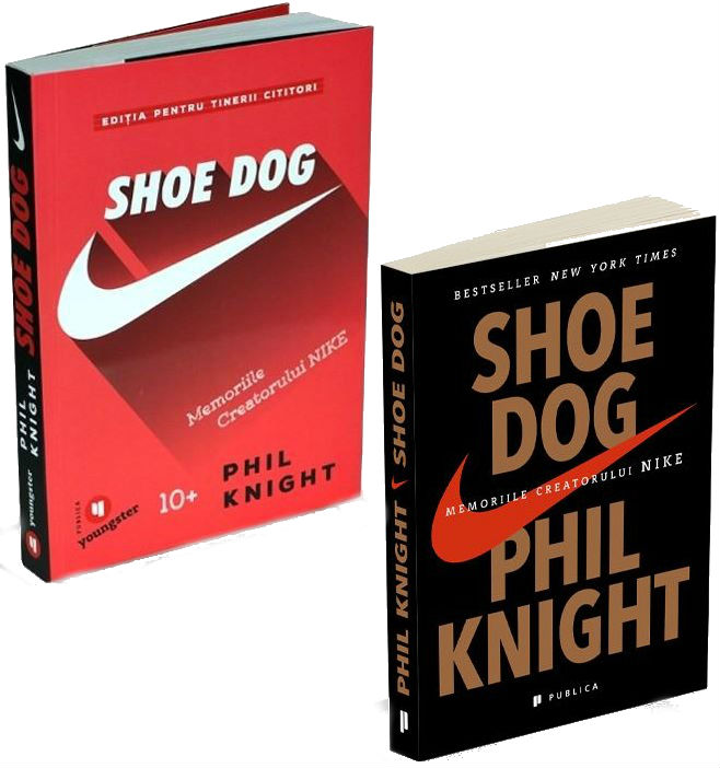 Pachet Shoe Dog + Shoe Dog pentru tinerii cititori - Phil Knight