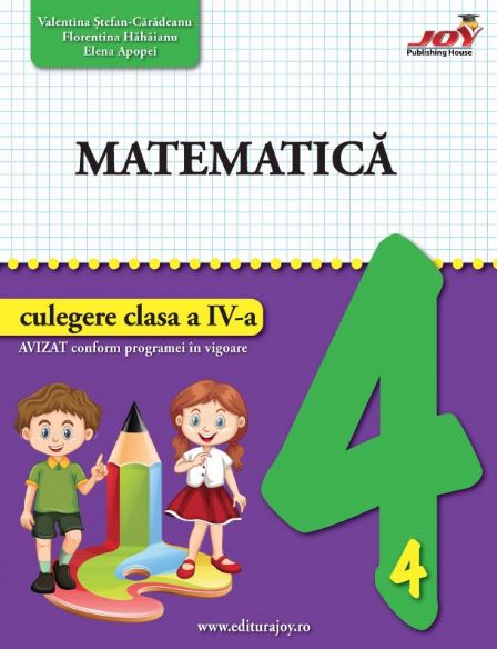 Matematica - Clasa 4 - Culegere - Valentina Stefan-Caradeanu