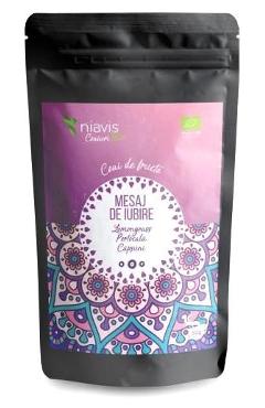 Imaginea produsului 'Ceai Ecologic/Bio: Mesaj de iubire 50g - Niavis'