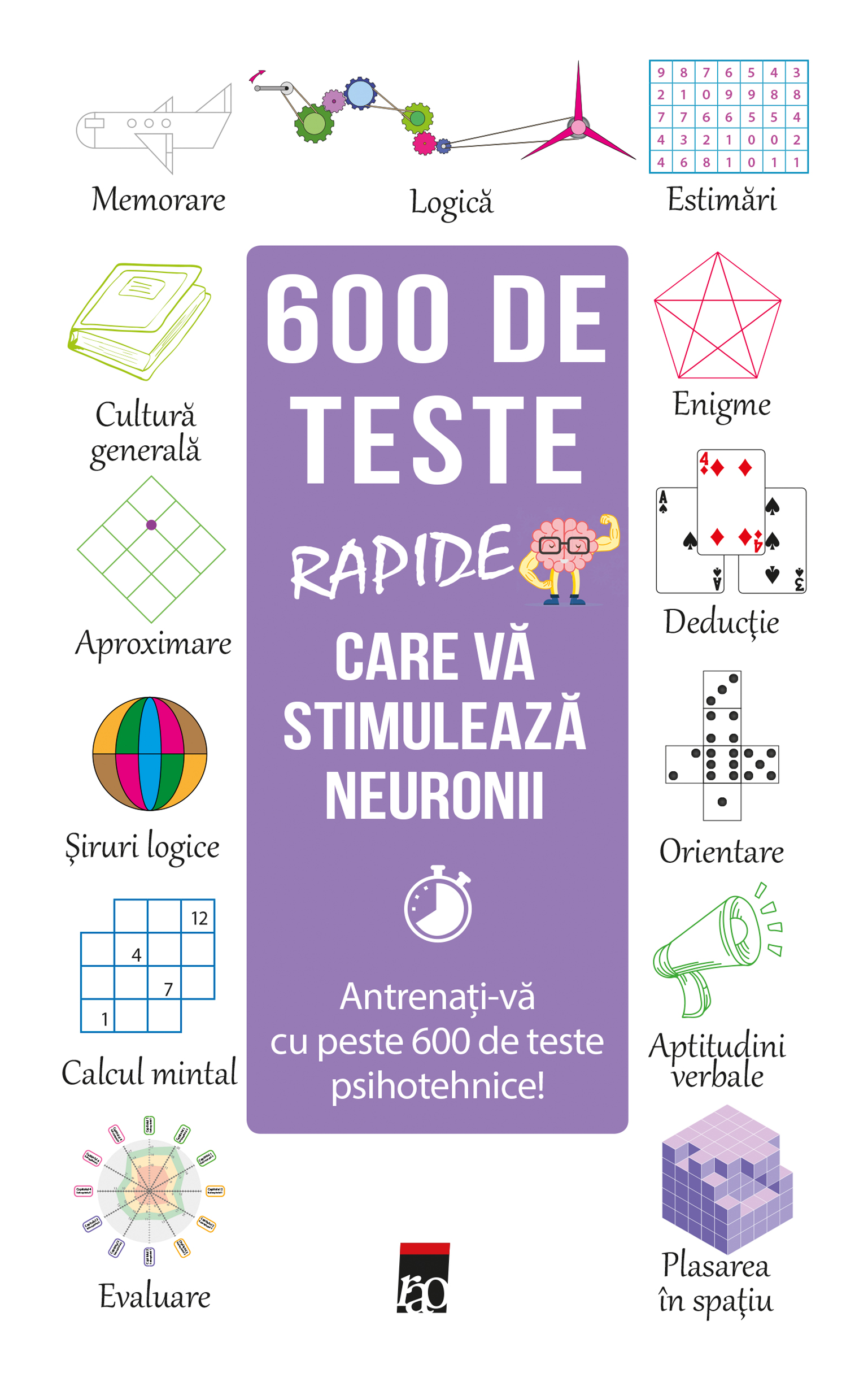 600 de teste rapide care va stimuleaza neuronii - Loic Audrain, Sandra Lebrun