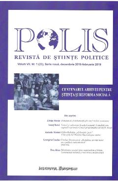 Poza produsului Polis Vol.7 Nr.1 (23).Serie noua. Decembrie 2018 - Februarie 2019. Revista de stiinte politice