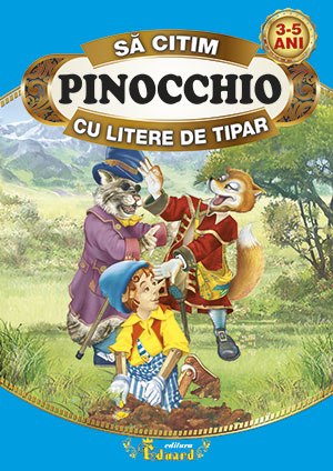 Pinocchio - Sa citim cu litere de tipar