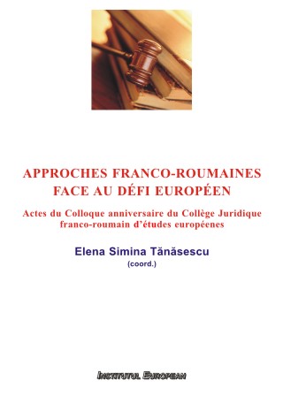 Approches franco-roumaines face au defi Europeen - Elena Simina Tanasescu