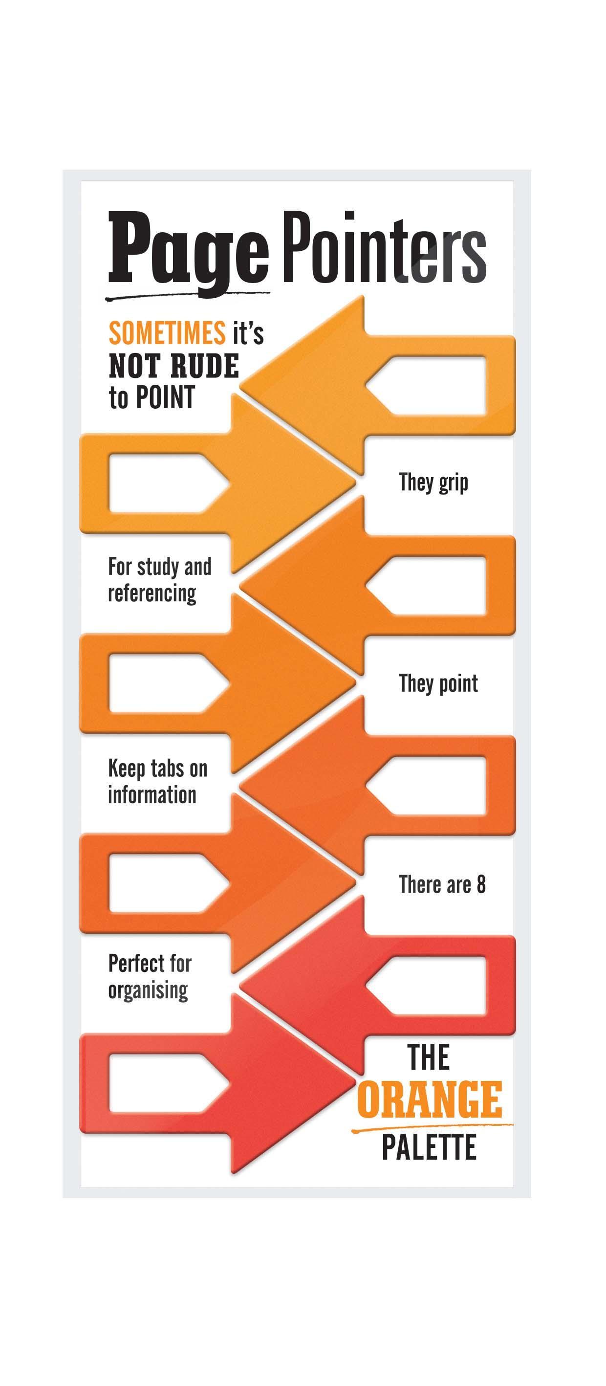Page Pointers Page Markers Orange