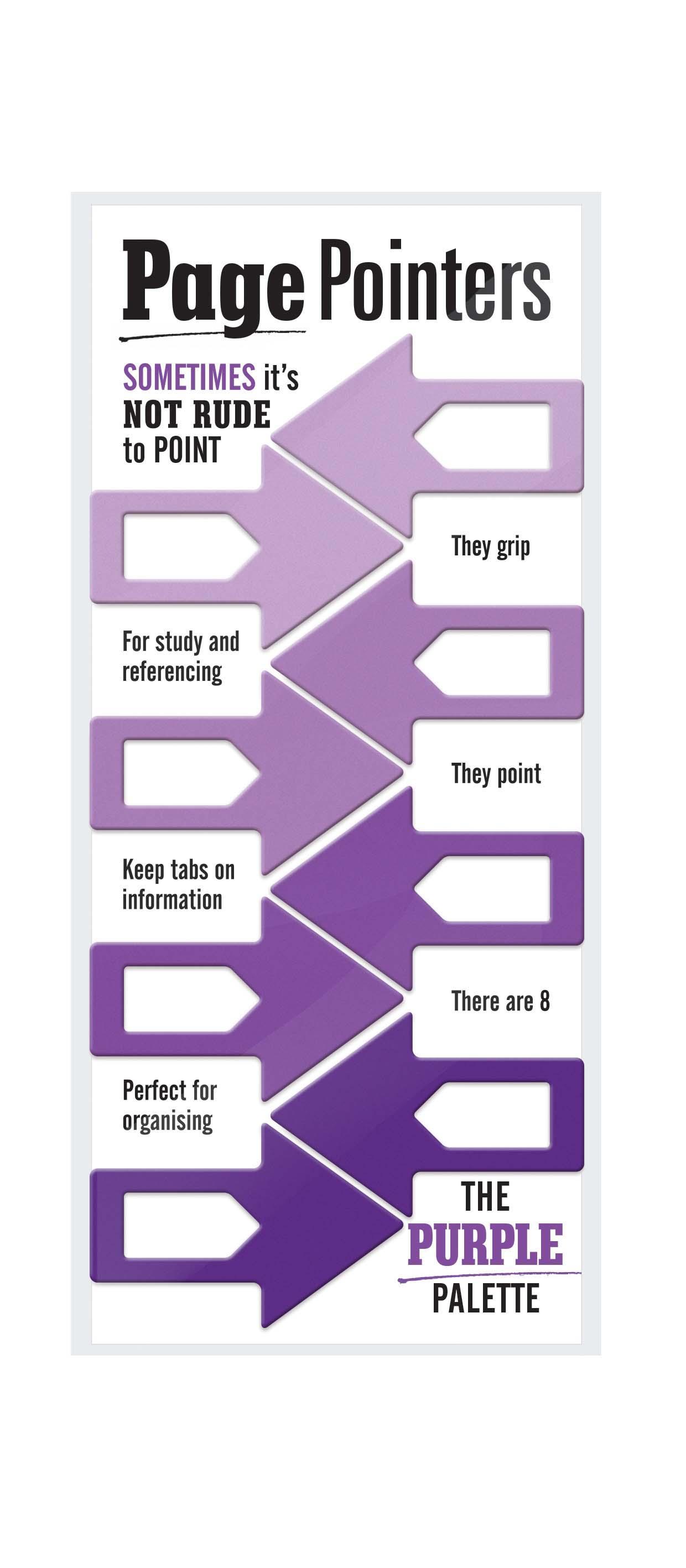 Page Pointers Page Markers Purple