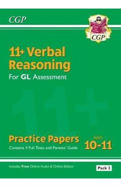 Poza produsului New 11+ GL Verbal Reasoning Practice Papers: Ages 10-11 - Pa