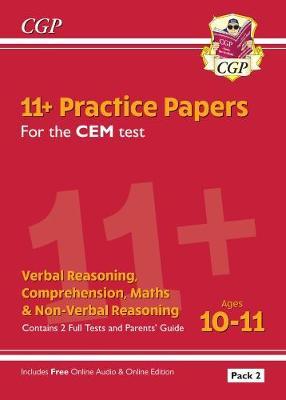 New 11+ CEM Practice Papers: Ages 10-11 - Pack 2 (with Paren