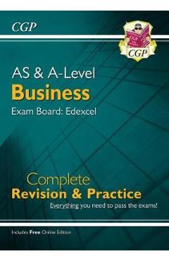 Coperta cărții New AS and A-Level Business: Edexcel Complete Revision & Pra