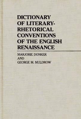 Dictionary of Literary-Rhetorical Conventions of the English
