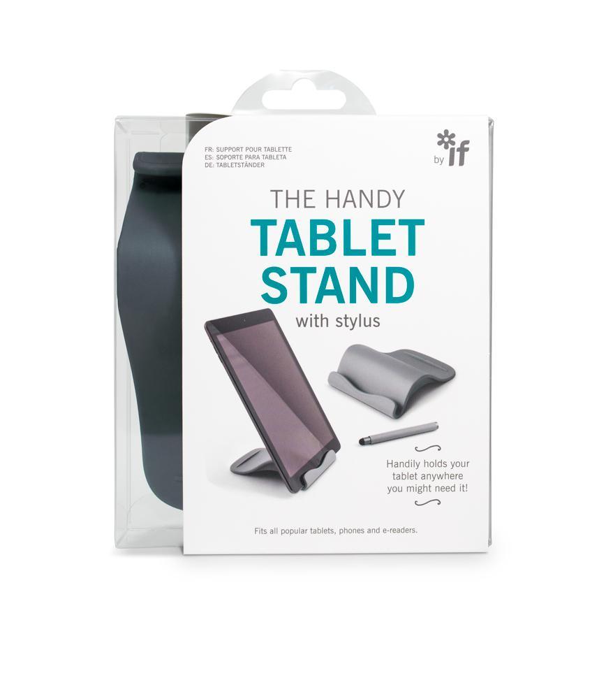 Handy Tablet Stand With Stylus Grey
