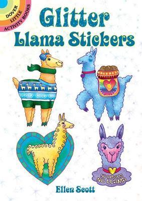 Glitter Llama Stickers