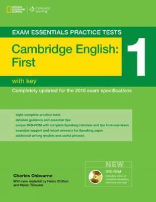 Exam Essentials: Cambridge First Practice Tests 1 w/key + DV