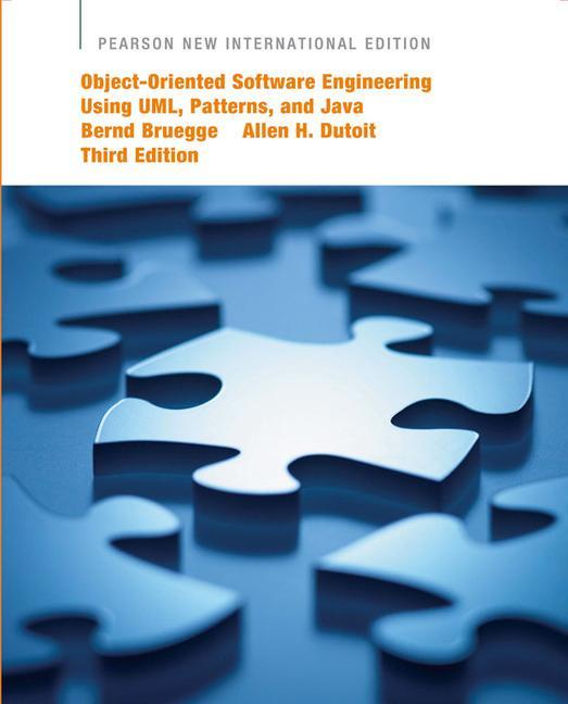 Object-Oriented Software Engineering Using UML, Patterns, an