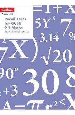 Coperta cărții 'Recall Tests for GCSE 9-1 Maths'