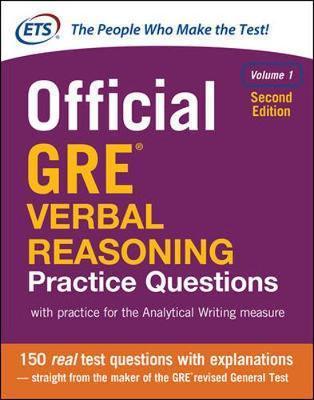 Official GRE Verbal Reasoning Practice Questions, Second Edi