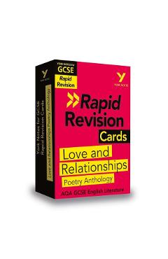 Coperta cărții 'York Notes for AQA GCSE (9-1) Rapid Revision Cards: Love and'