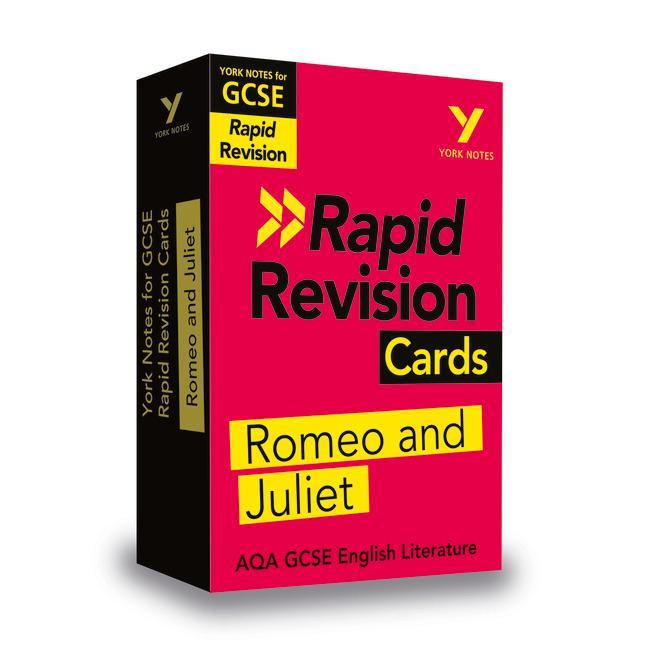 York Notes for AQA GCSE (9-1) Rapid Revision Cards: Romeo an