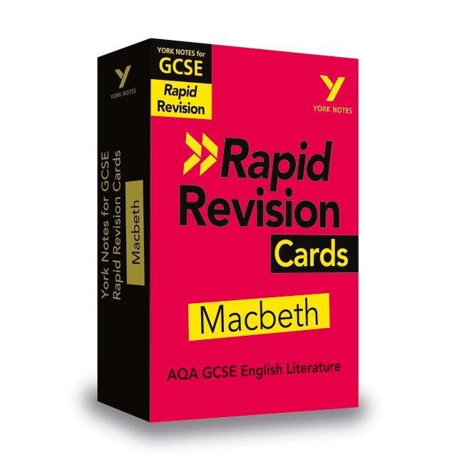 York Notes for AQA GCSE (9-1) Rapid Revision Cards: Macbeth