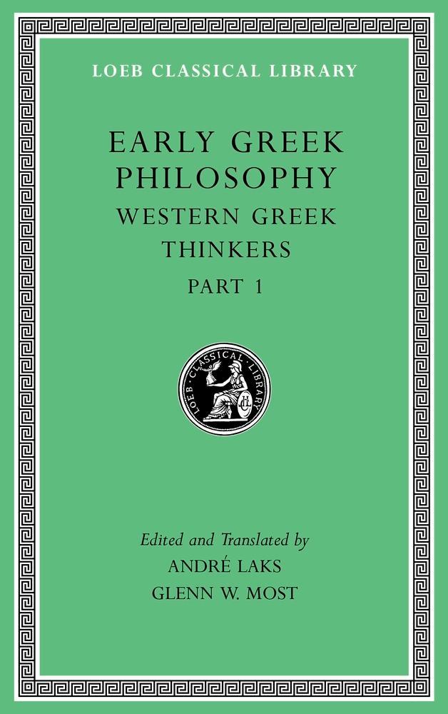 Early Greek Philosophy, Volume Iv