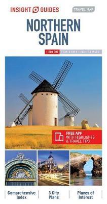 Insight Guides Travel Map of Northern Spain - Barcelona Map,