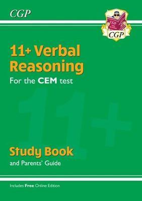 New 11+ CEM Verbal Reasoning Study Book (with Parents' Guide