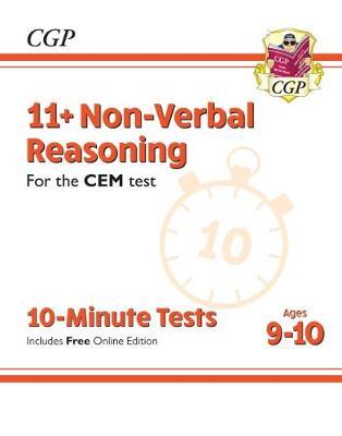 New 11+ CEM 10-Minute Tests: Non-Verbal Reasoning - Ages 9-1