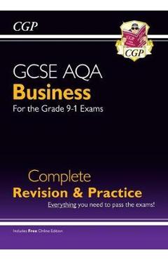 Coperta cărții 'New GCSE Business AQA Complete Revision and Practice - Grade'